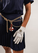 Golf Chalet Pleated Skirt - Navy