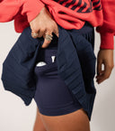 Golf Chalet Pleated Skirt - Navy