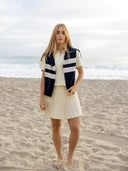 Golf Chalet Pleated Skirt - Cream